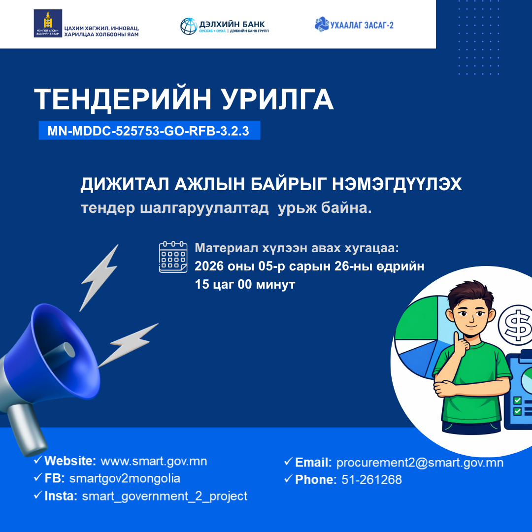 Дижитал ажлын байрыг нэмэгдүүлэх